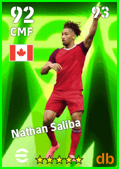 Nathan Saliba — CMF, OVR 92, MAX 93