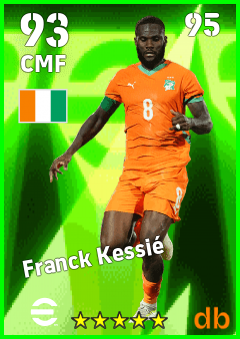 Franck Kessié — CMF, OVR 93, MAX 95