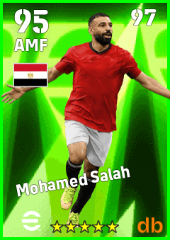 Mohamed Salah — AMF, OVR 95, MAX 97