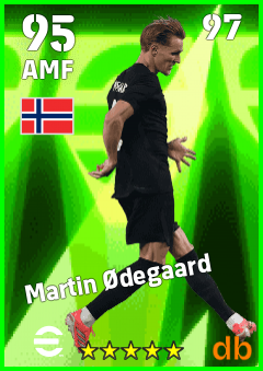Martin Ødegaard eFootball player card