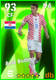 Ante Budimir — CF, OVR 93, MAX 94