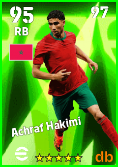 Achraf Hakimi eFootball player card
