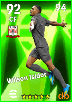 Wilson Isidor — CF, OVR 92, MAX 94
