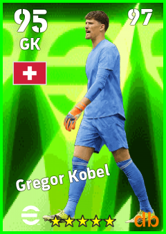 Gregor Kobel — GK, OVR 95, MAX 97