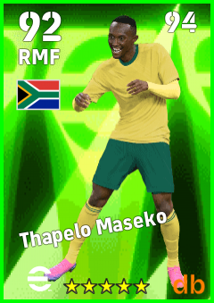 Thapelo Maseko — RMF, OVR 92, MAX 94