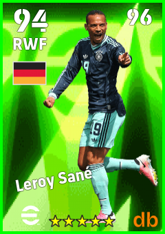 Leroy Sané eFootball player card