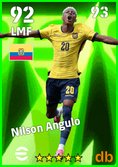 Nilson Angulo — LMF, OVR 92, MAX 93