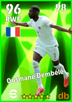 Ousmane Dembélé eFootball player card