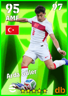 Arda Güler eFootball player card
