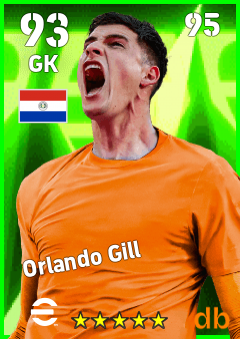Orlando Gill — GK, OVR 93, MAX 95