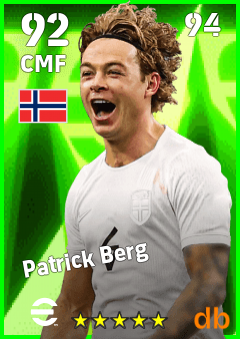 Patrick Berg — CMF, OVR 92, MAX 94