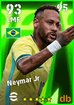 Neymar Jr eFootball player card