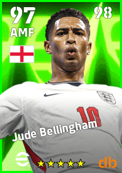 Jude Bellingham — AMF, OVR 97, MAX 98