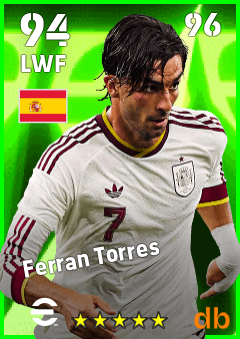 Ferran Torres eFootball player card