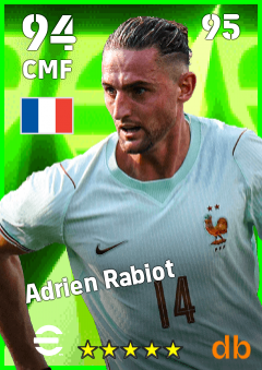 Adrien Rabiot eFootball player card