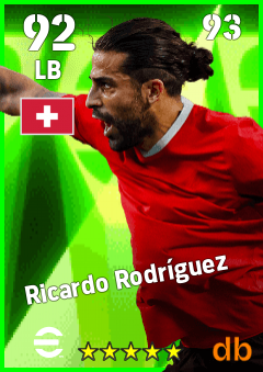 Ricardo Rodríguez — LB, OVR 92, MAX 93