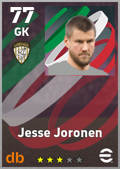 Jesse Joronen eFootball player card