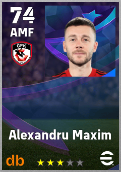 Alexandru Maxim — AMF, OVR 74, MAX 74