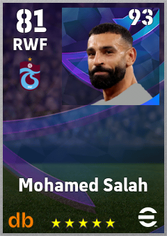 Mohamed Salah eFootball player card