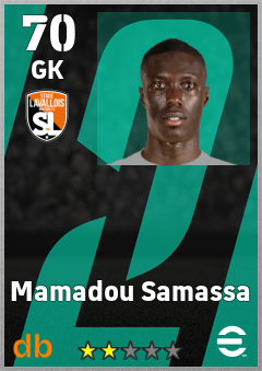 Mamadou Samassa — GK, OVR 70, MAX 70