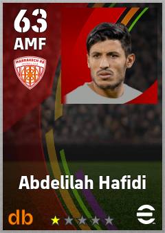 Abdelilah Hafidi — AMF, OVR 63, MAX 63