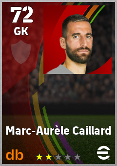 Marc-Aurèle Caillard — GK, OVR 72, MAX 72