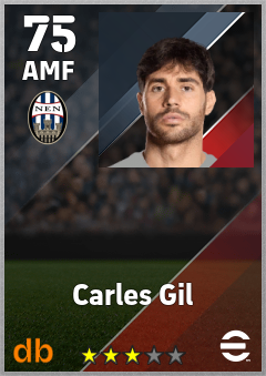 Carles Gil — AMF, OVR 75, MAX 75