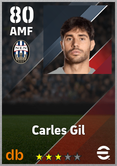 Carles Gil — AMF, OVR 80, MAX 80