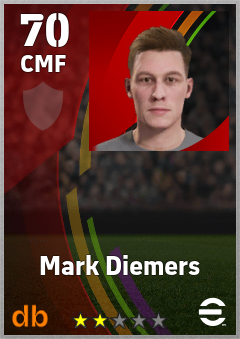 Mark Diemers eFootball player card