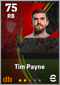 Tim Payne — RB, OVR 75, MAX 75