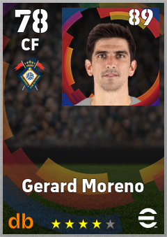 Gerard Moreno eFootball player card