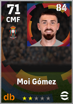 Moi Gómez eFootball player card