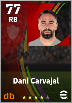 Dani Carvajal eFootball player card