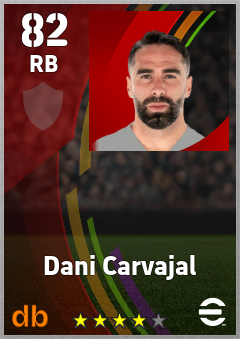 Dani Carvajal eFootball player card