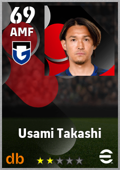 Usami Takashi eFootball player card