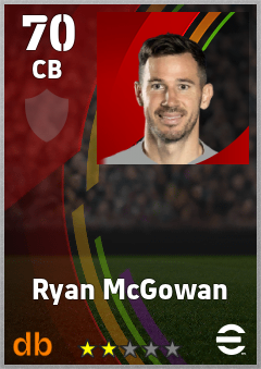 Ryan McGowan eFootball player card