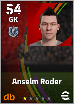 Anselm Roder eFootball player card