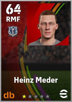Heinz Meder — RMF, OVR 64, MAX 64