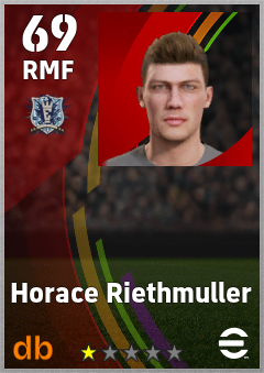 Horace Riethmuller — RMF, OVR 69, MAX 69