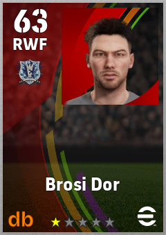 Brosi Dor — RWF, OVR 63, MAX 63