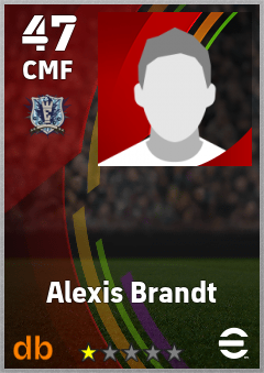 Alexis Brandt — CMF, OVR 47, MAX 47