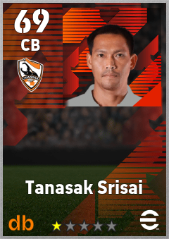 Tanasak Srisai eFootball player card