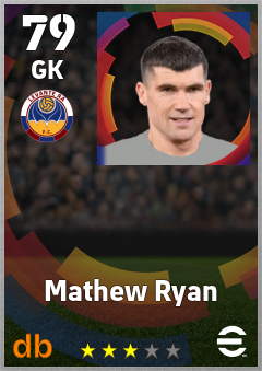 Mathew Ryan — GK, OVR 79, MAX 79