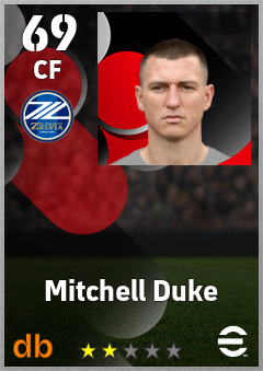 Mitchell Duke eFootball player card