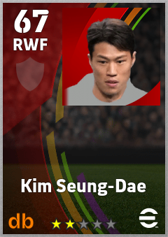 Kim Seung-Dae eFootball player card