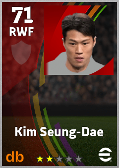 Kim Seung-Dae eFootball player card