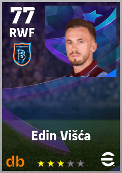 Edin Višća — RWF, OVR 77, MAX 77