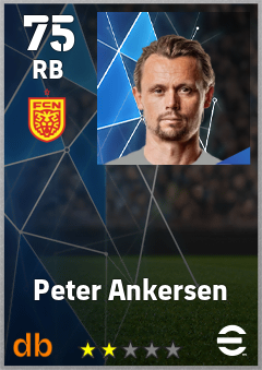 Peter Ankersen — RB, OVR 75, MAX 75