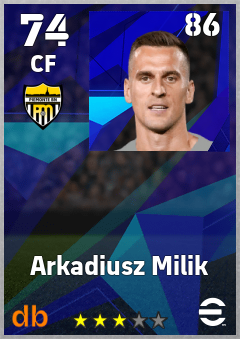 Arkadiusz Milik eFootball player card