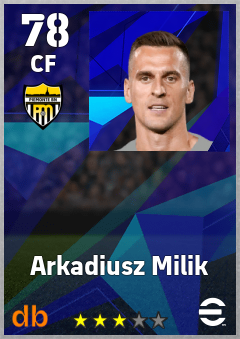 Arkadiusz Milik eFootball player card